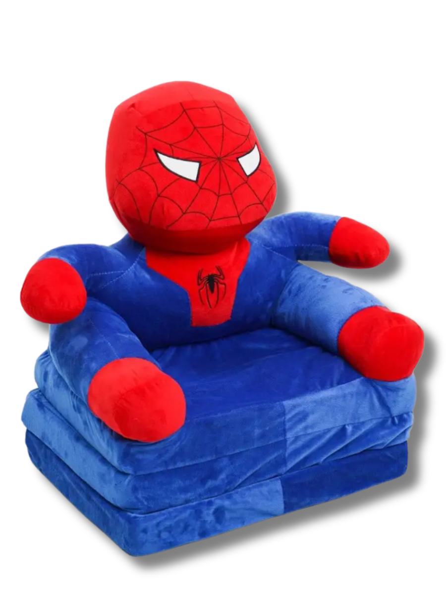 Кресло плюшевое Spider-man раскладное в детскую комнату для детей 120 см Синий (280004) Кресло плюшевое Spider-man раскладное в детскую комнату для детей 120 см Синий (280004)