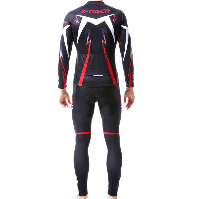 Велокістюм X-Тiger XM-CT-013 Trousers Red L кофта з довгим рукавом штани велоодягу - фото 3 Велокістюм X-Тiger XM-CT-013 Trousers Red L кофта з довгим рукавом штани велоодягу - фото 3