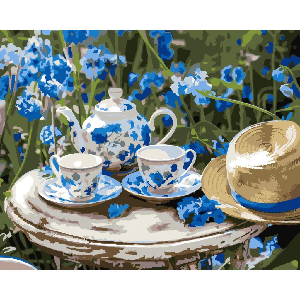 Набір для розпису по номерах Ideyka Ранковий чай КНО5703 40x50 см (MTT-193440)