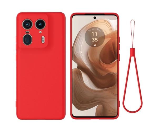 Чехол - накладка Silicone Cover Full для Motorola Edge 50 Ultra Красный Чехол - накладка Silicone Cover Full для Motorola Edge 50 Ultra Красный