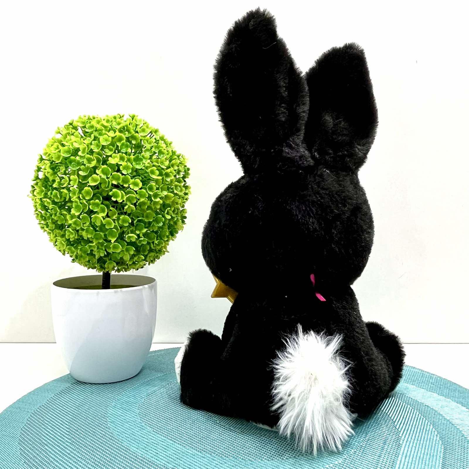 Інтерактивна іграшка Чудо Кролик звук/світло/фрази рухливий реагує на паличку 30 см Чорний (M 6144 I UA) - фото 4 Інтерактивна іграшка Чудо Кролик звук/світло/фрази рухливий реагує на паличку 30 см Чорний (M 6144 I UA) - фото 4