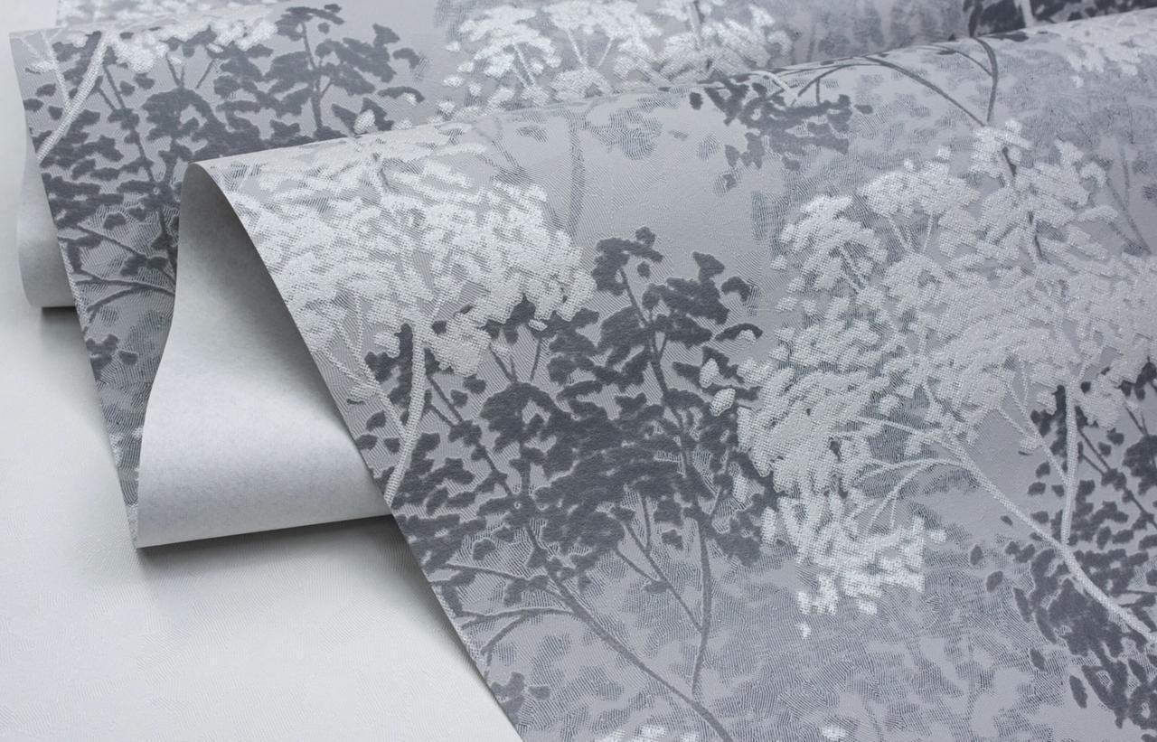 Обои флизелиновые SINTRA Crown 505267 декор вспененный винил 1,06х10,05 м Темно-серый