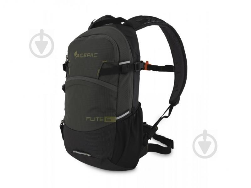 Велорюкзак детсий Acepac Flite 6 Черный-Зеленый Велорюкзак детсий Acepac Flite 6 Черный-Зеленый