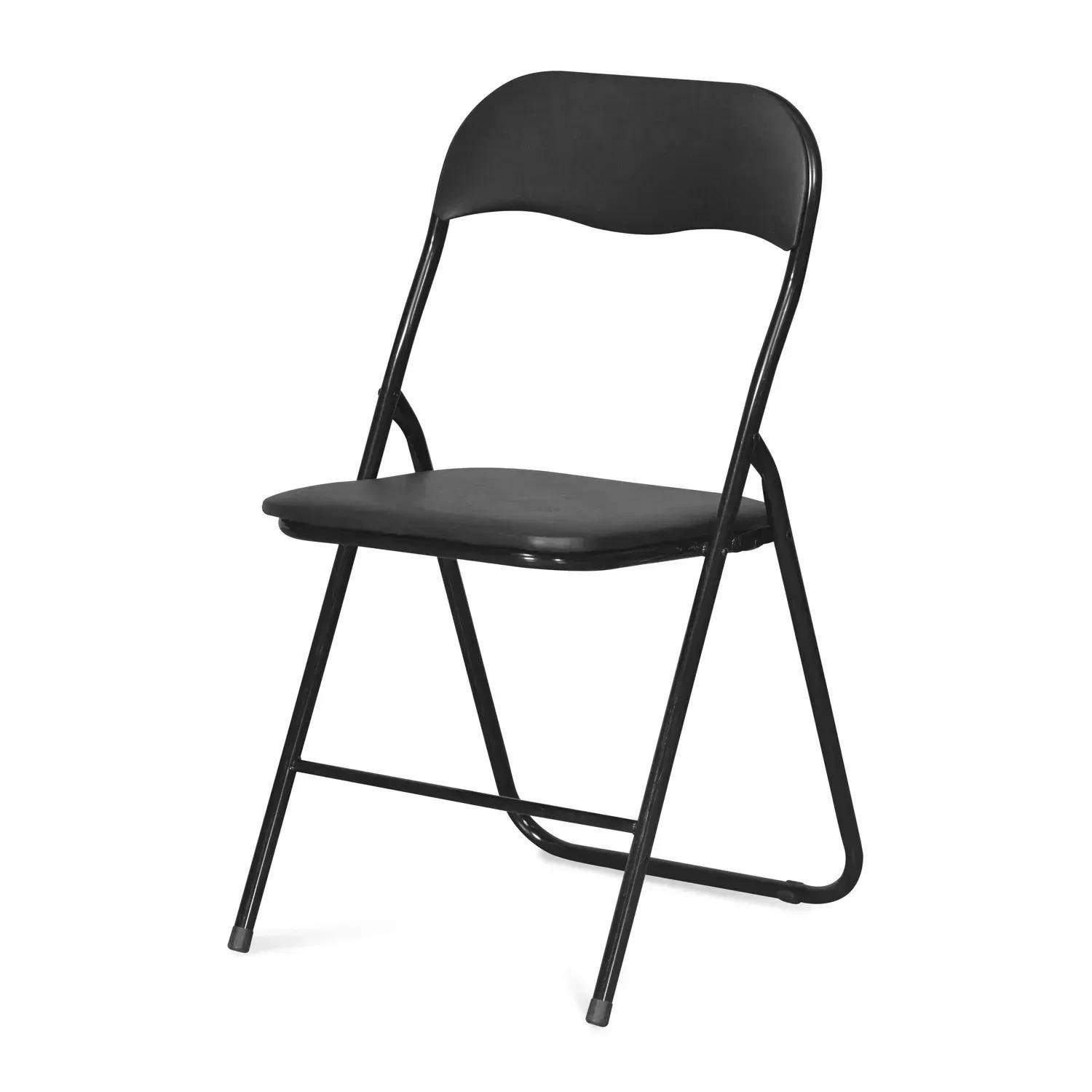 Стілець складаний TIKO Intarsio екокожа/метал Чорний (28710776) - фото 21 Стілець складаний TIKO Intarsio екокожа/метал Чорний (28710776) - фото 21