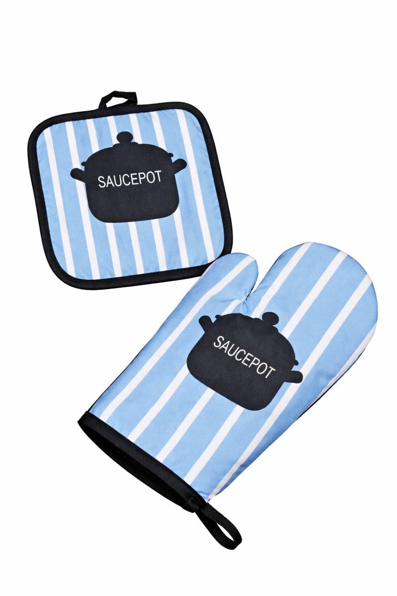 Прихватка и варежка Stenson R89141 Голубой (31775916)