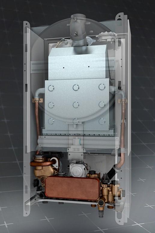 Котел газовий настінний Baxi Eco 4S двоконтурний/димохідний 24 кВт (22737468) - фото 3