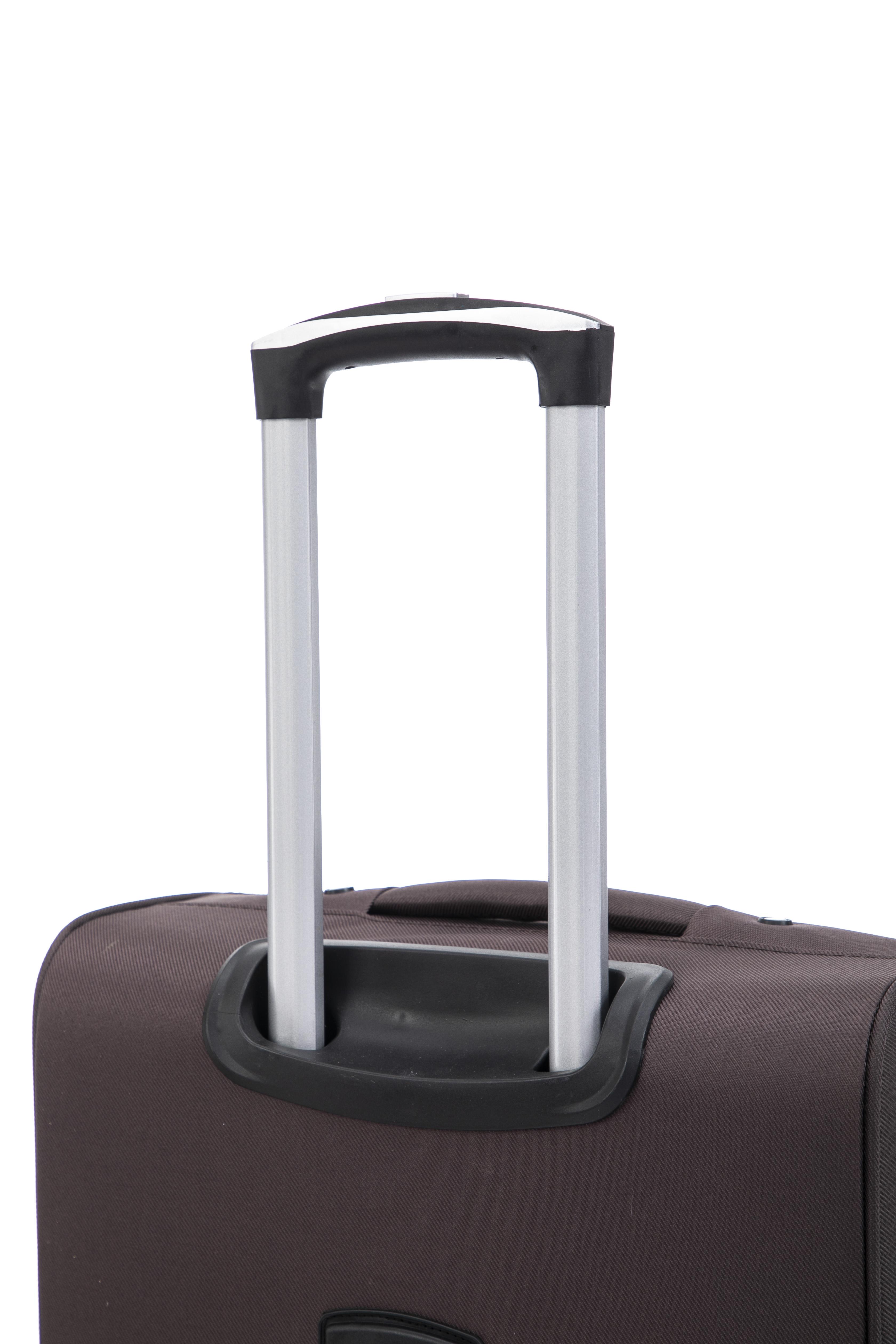 Чемодан Bonro Tourist 4 колеса невеликий Коричневий (2181) - фото 9