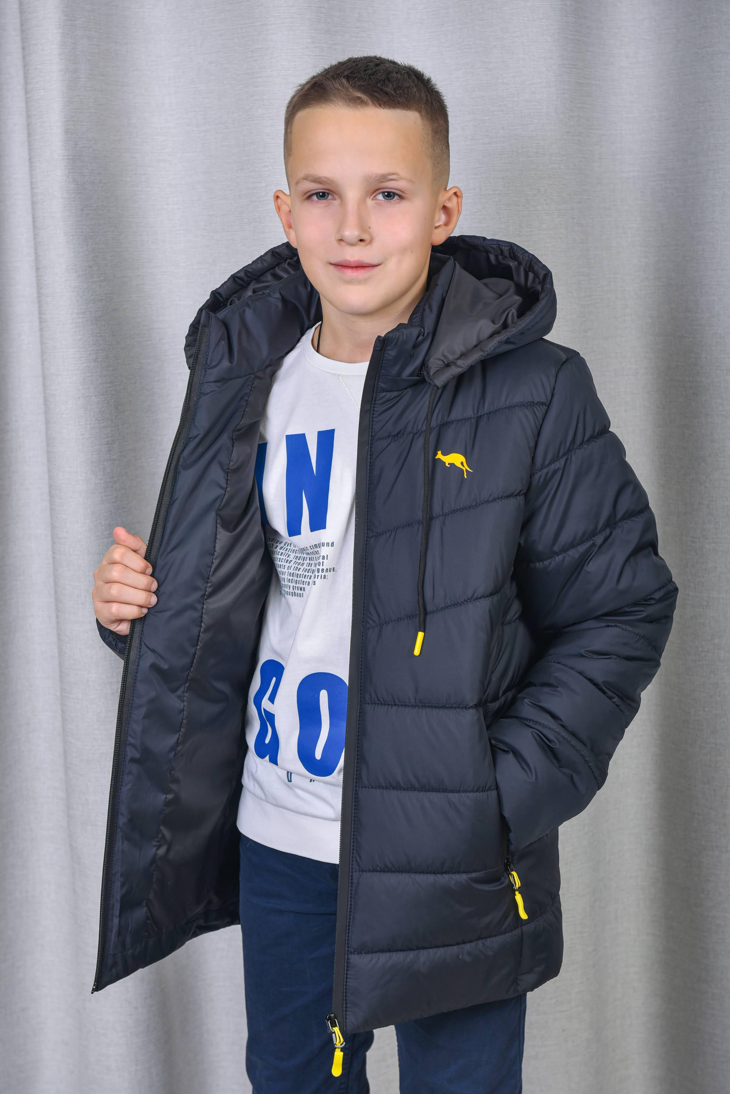 Куртка для хлопчика демісезонна Kangaroo 140-146 см Синій (PL-93647-146с) - фото 6