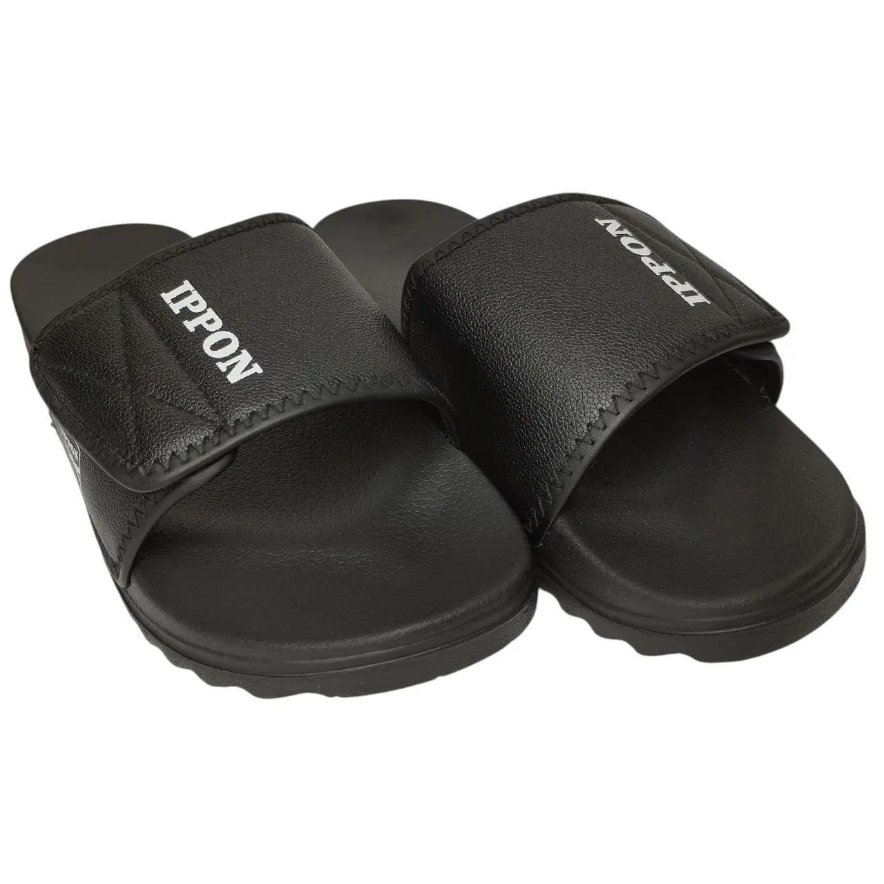 Шлепанцы мужские LuckLine на липучке с открытым носком р. 43 27 см Черный (2301-1-43-1) Шлепанцы мужские LuckLine на липучке с открытым носком р. 43 27 см Черный (2301-1-43-1)