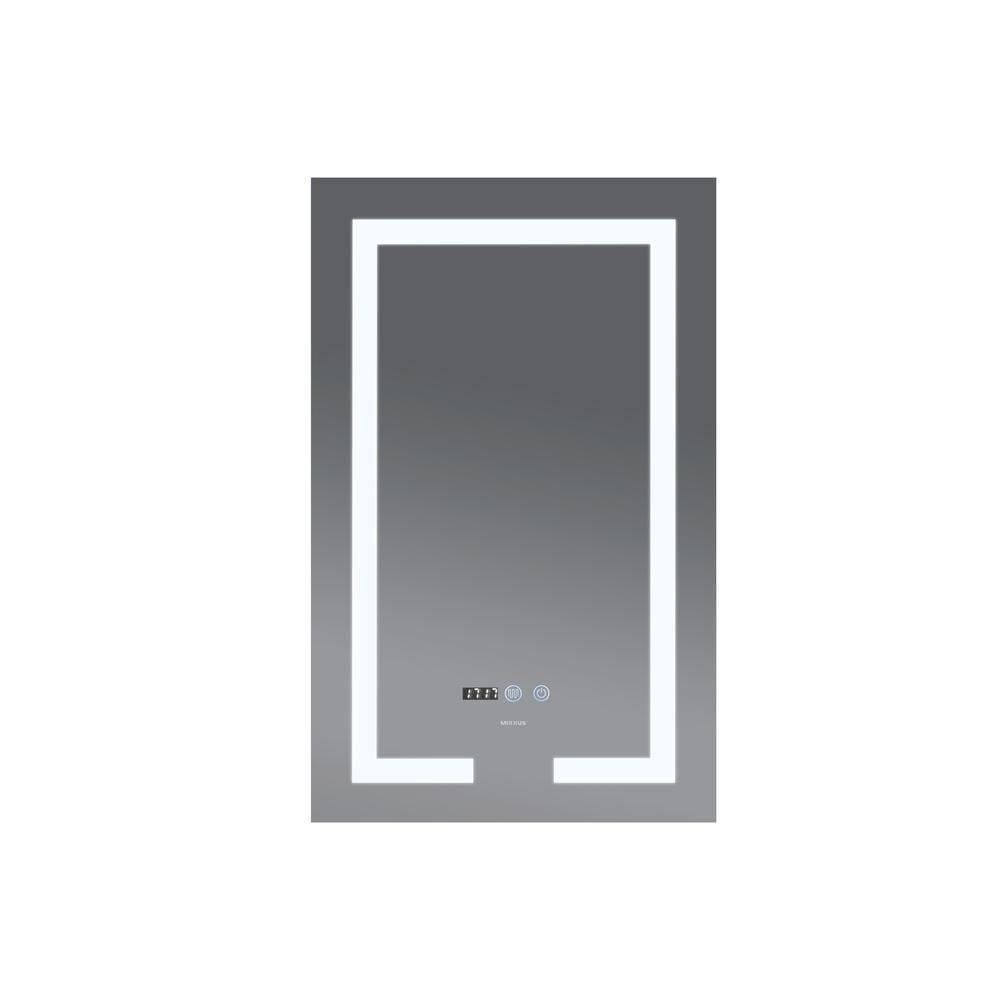 Дзеркало MIXXUS HARD MR06-50x80-CASE з LED Touch/Anti-fog з димером/регулюванням яскравості/годинником (MI6657) - фото 2