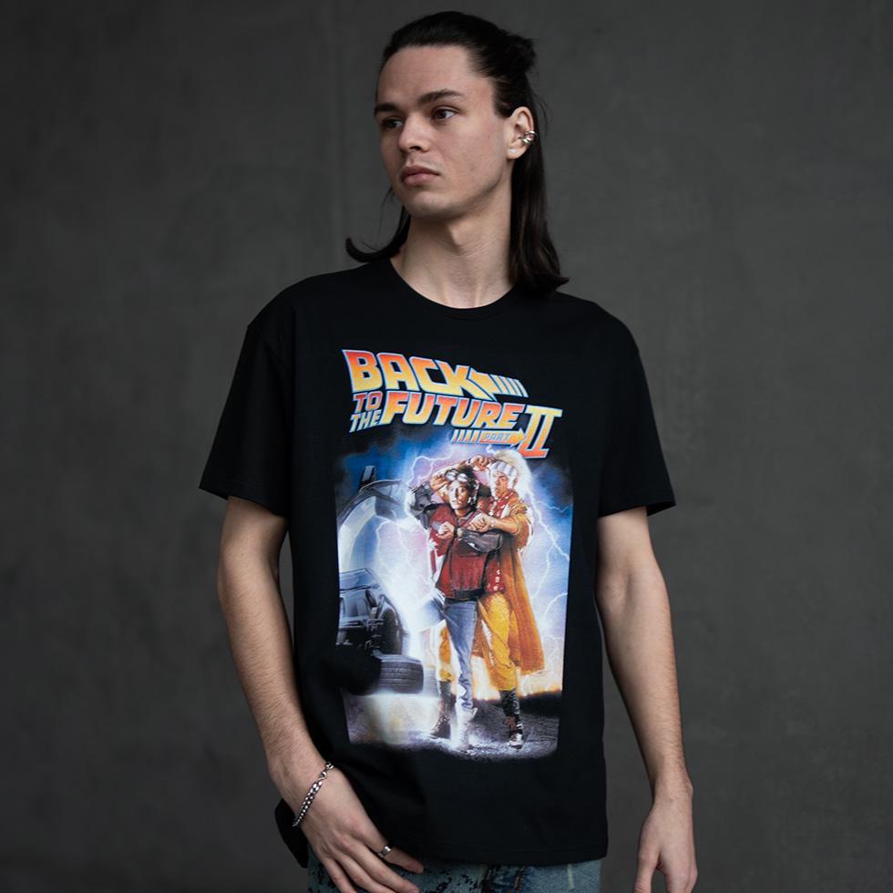 Футболка унисекс Back to the Future Part II XL Черный (31798560)