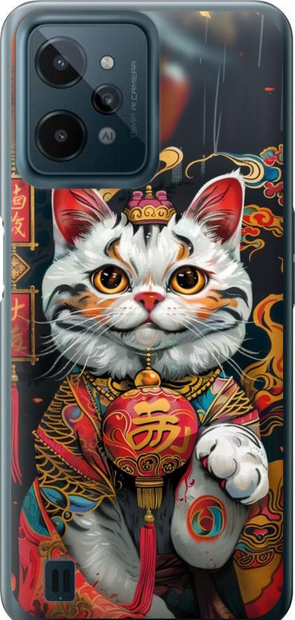 Чехол на Realme C31 China Cat v2 (6135u-2593-42517)