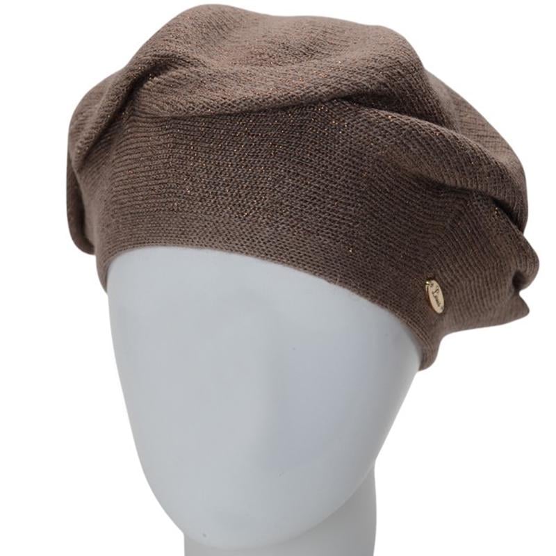 Берет жіночий подвійний Lirus Сяйво Темно-пудровий (29436048) - фото 1 Берет жіночий подвійний Lirus Сяйво Темно-пудровий (29436048) - фото 1