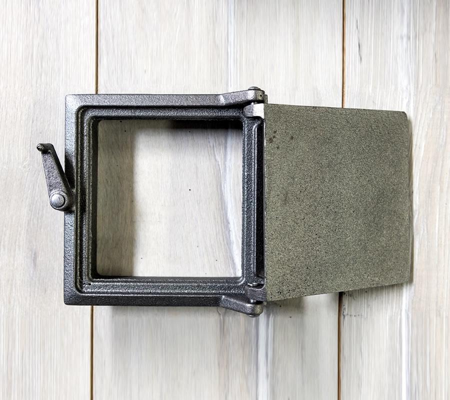 Дверца чистящая KHLP М2 Солнце чугунная 150х155 мм - фото 2 Дверца чистящая KHLP М2 Солнце чугунная 150х155 мм - фото 2