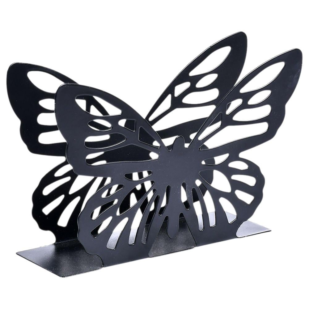 Салфетница настольная Butterfly R99892-1 14х9 см Черный (29425369)