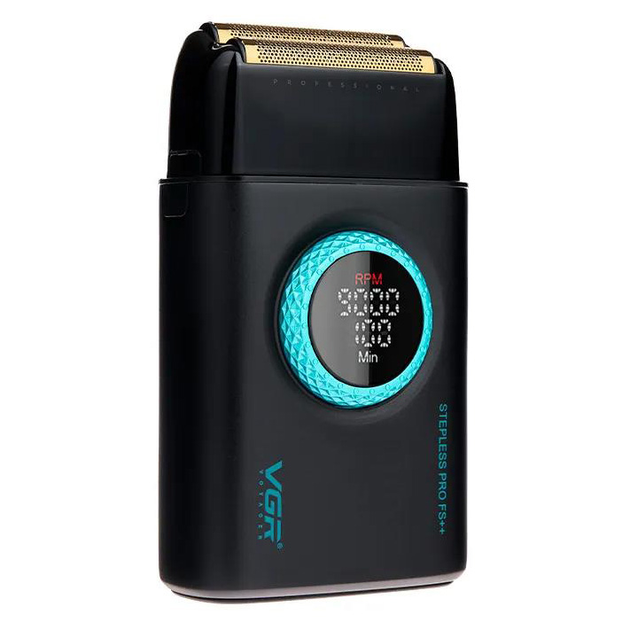 Електробритва VGR V-377 акумуляторний з подвійною системою лез Black (ML-04741)