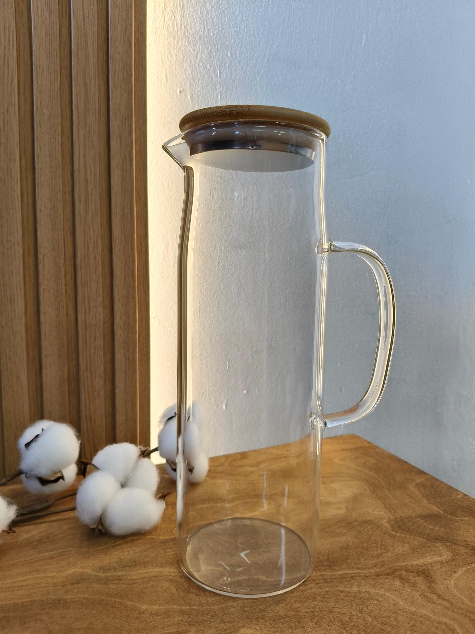 Кувшин с бамбуковой крышкой Bamboo 1,5 л - фото 1 Кувшин с бамбуковой крышкой Bamboo 1,5 л - фото 1