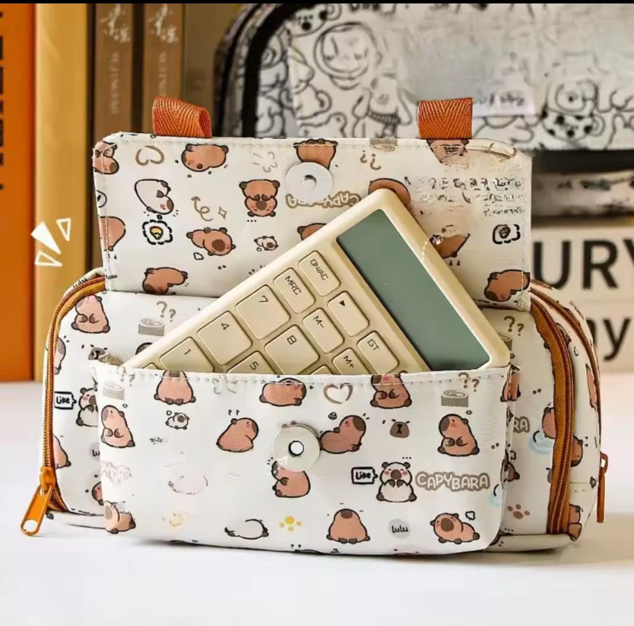 Школьный пенал-органайзер с капибарами - фото 6