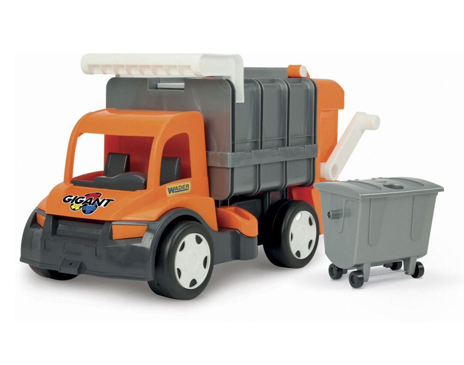 Машина мусоровоз Гигант Wader грузовой отсек открывается/бак для мусора Multicolor (102990)