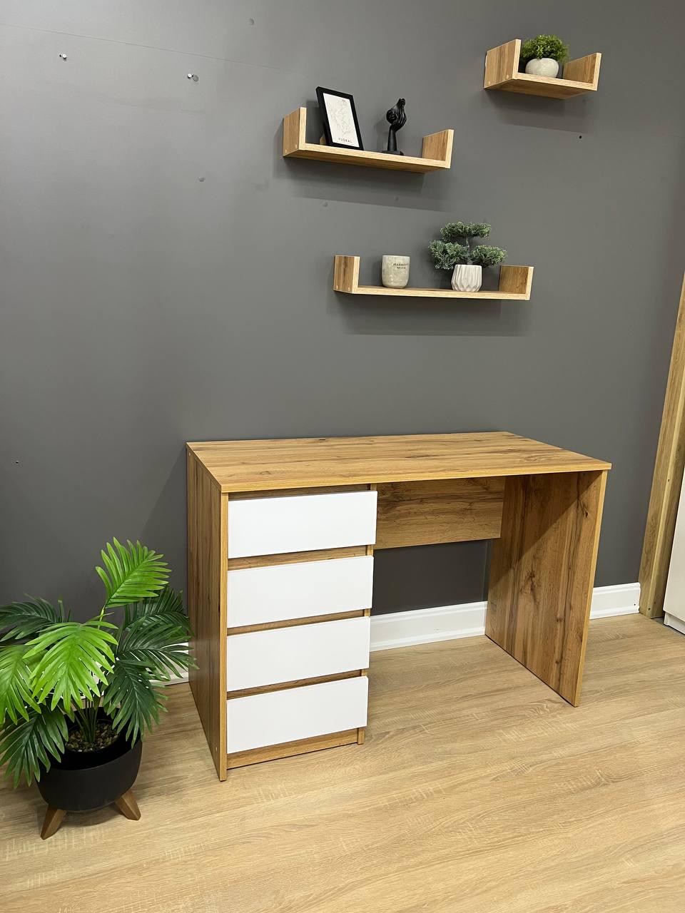 Стіл письмовий Арес лівий 1104х760х514 мм Дуб Аппалачі/Німфеа Альба - фото 5 Стіл письмовий Арес лівий 1104х760х514 мм Дуб Аппалачі/Німфеа Альба - фото 5