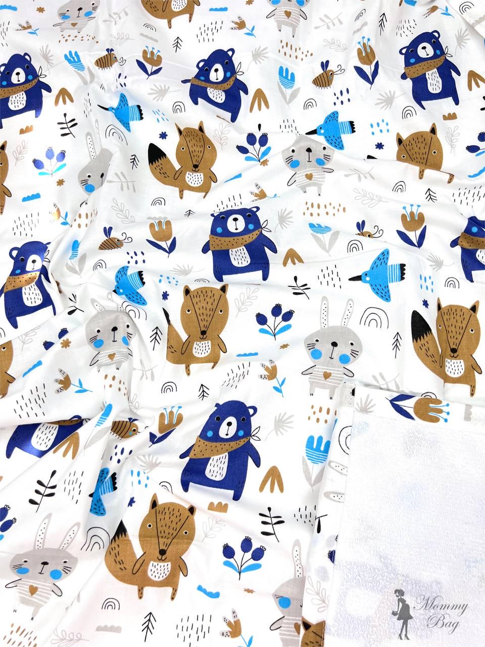 Пеленка многоразовая Мишки №9 непромокаемая (477)