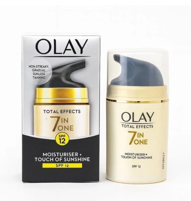 Крем для обличчя антивіковий OLAY Total Effects 7в1 Touch of Sunshine SPF 12 50 мл (42i-8cc)