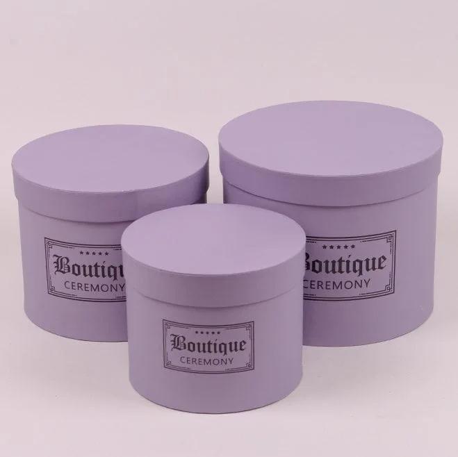 Комплект коробок для цветов Flora Серый 3 шт. (38258) - фото 1 Комплект коробок для цветов Flora Серый 3 шт. (38258) - фото 1