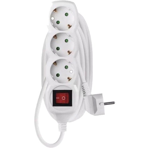 Мережевий подовжувач Emos P1321R White (29079338)