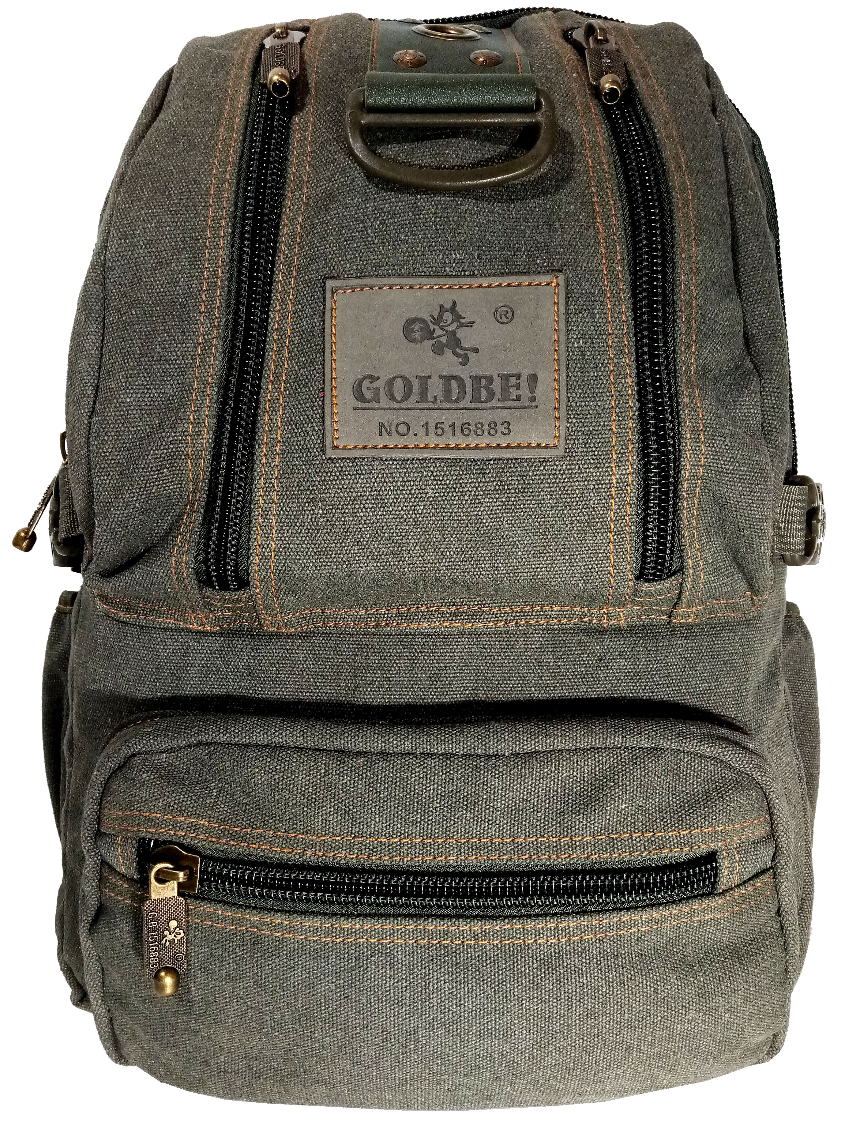 Рюкзак джинсовий Gold Be 1304 S 22 л Зелений - фото 1 Рюкзак джинсовий Gold Be 1304 S 22 л Зелений - фото 1