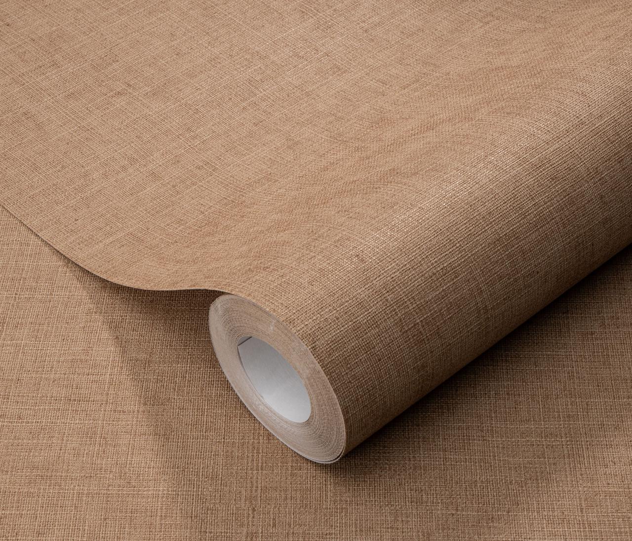 Обои флизелиновые Erismann Casual Chic 12143-11 винил горячего тиснения 1,06х10,05 м Коричневый