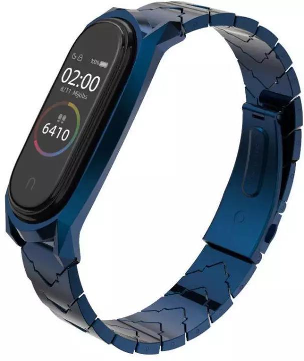 Ремешок металлический Tiny для Mi Band 5 Blue (18194-28)