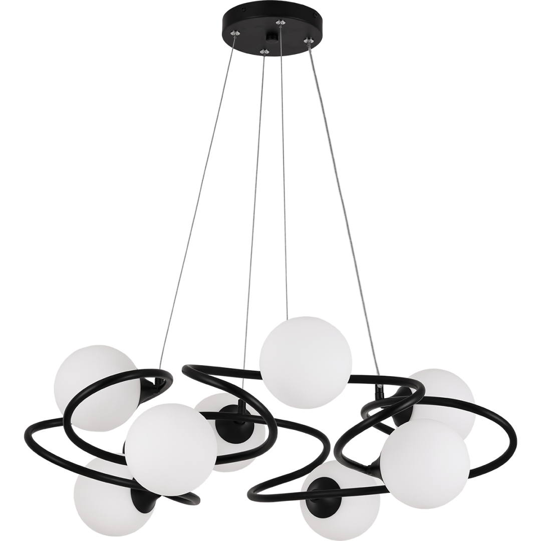 Люстра Loft Bälle ZPD 8 BK G9 max 8x40 W Чорний (V6949663968156)