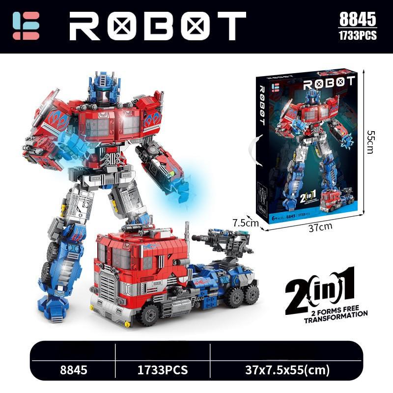 Конструктор Optimus Prime 1733 дет. Красный (28871844) - фото 2 Конструктор Optimus Prime 1733 дет. Красный (28871844) - фото 2