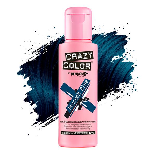 Тінт-фарба для волосся CRAZY COLOR №45 100 мл Глибокий синій (33411) Тінт-фарба для волосся CRAZY COLOR №45 100 мл Глибокий синій (33411)