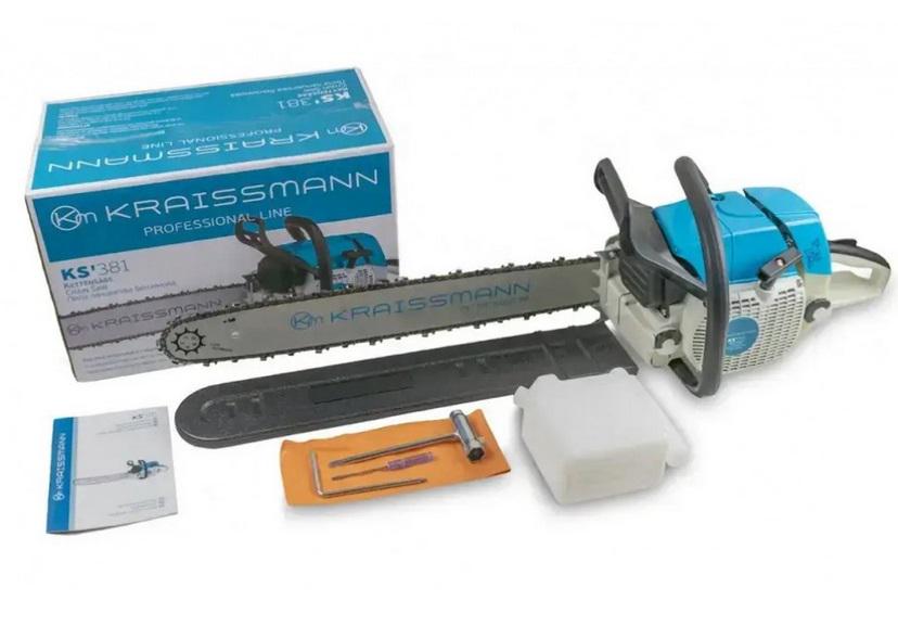 Бензопила KRAISSMANN KS'381 ланцюг 635 мм 72 см3 (2140199354) - фото 10 Бензопила KRAISSMANN KS'381 ланцюг 635 мм 72 см3 (2140199354) - фото 10