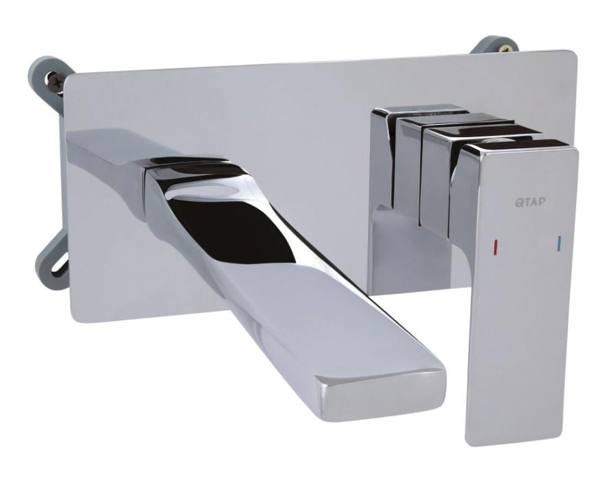 Смеситель для раковины Qtap Gemini скрытого монтажа k35 Chrome (QTGEM273CRM45693)