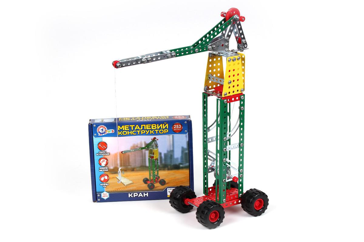 Конструктор металевий ТехноК Кран 253 деталі (59334)