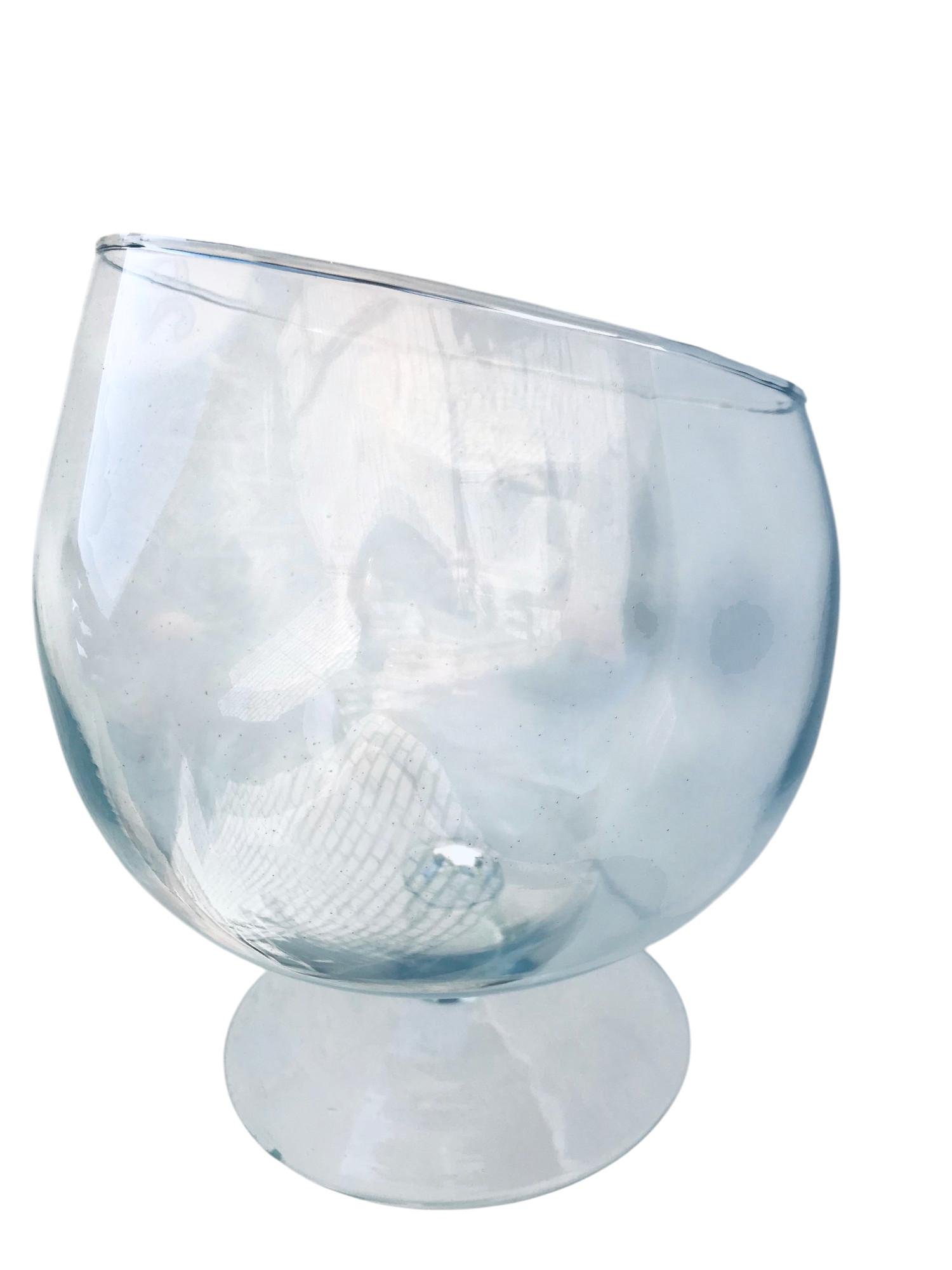 Ваза стекло в форме коньячницы со скошенным верхом 2 л - фото 4