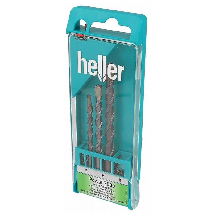 Набор сверл Heller по бетону и камню 5/6/8 Proconcrete 17751 (12630)
