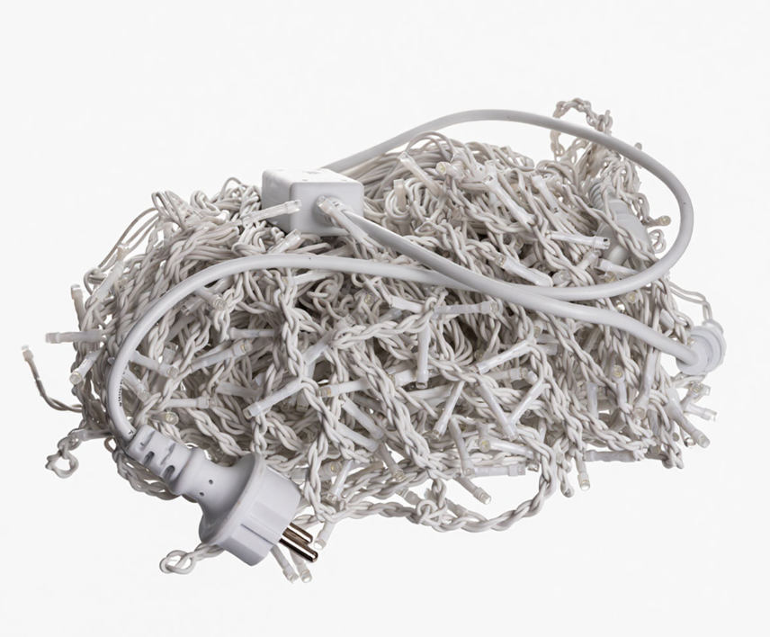 Гирлянда бахрома уличная 405 LED 25 м от сети белая нить Белый - фото 3 Гирлянда бахрома уличная 405 LED 25 м от сети белая нить Белый - фото 3