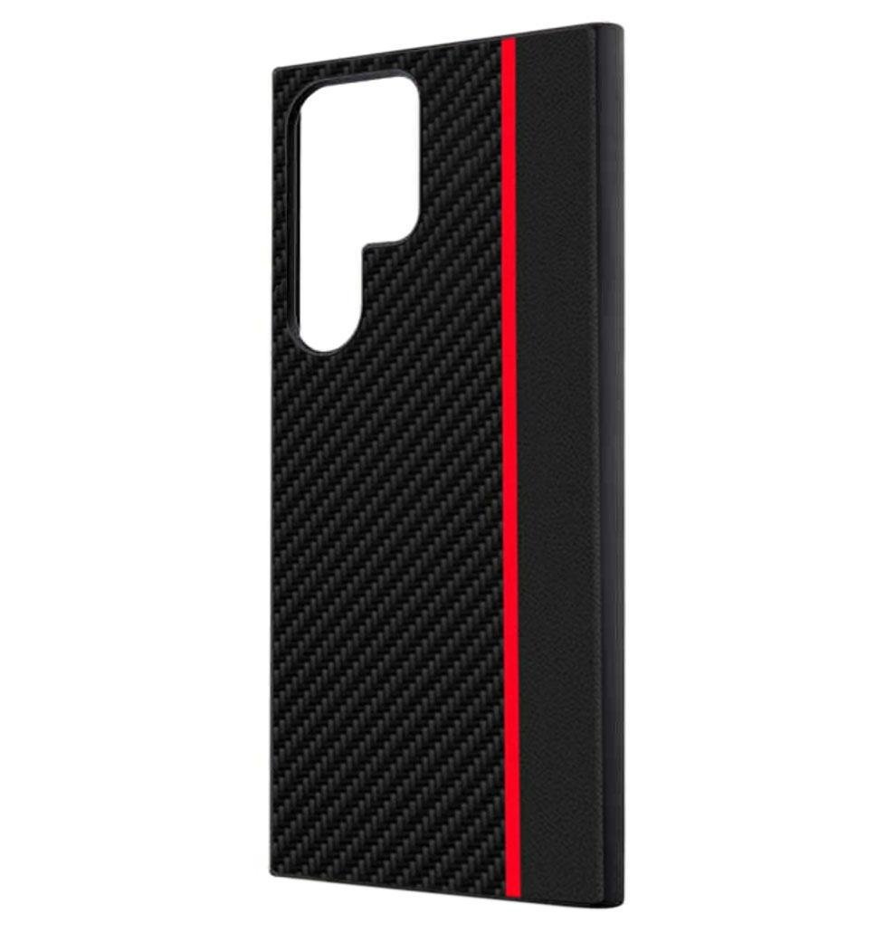 Чохол накладка Primolux CFC для Samsung Galaxy S22 Ultra (SM-S908) - Black&amp;Red - фото 4