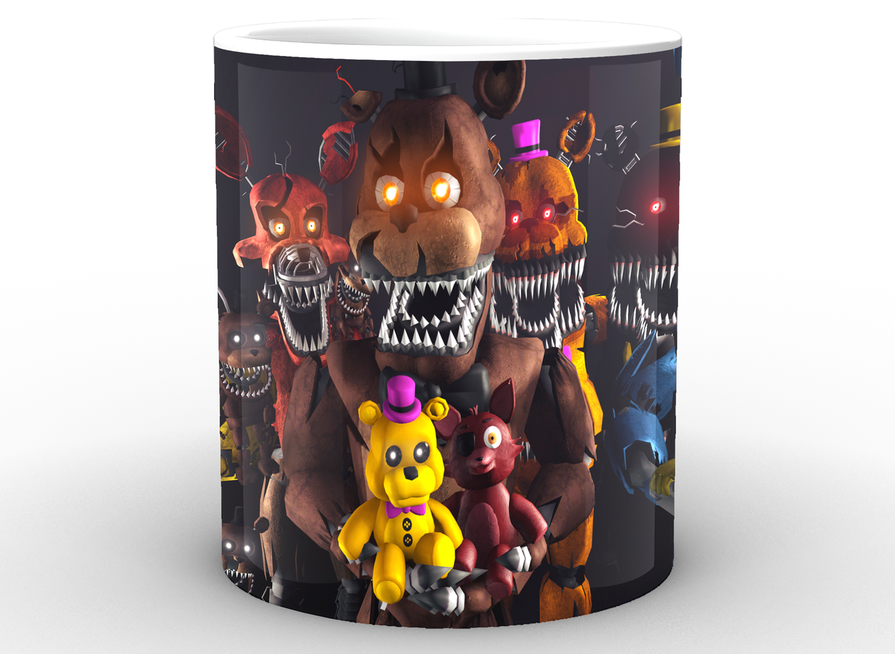 Чашка Five Nights At Freddys Пять ночей с Фредди постер FN.02.051