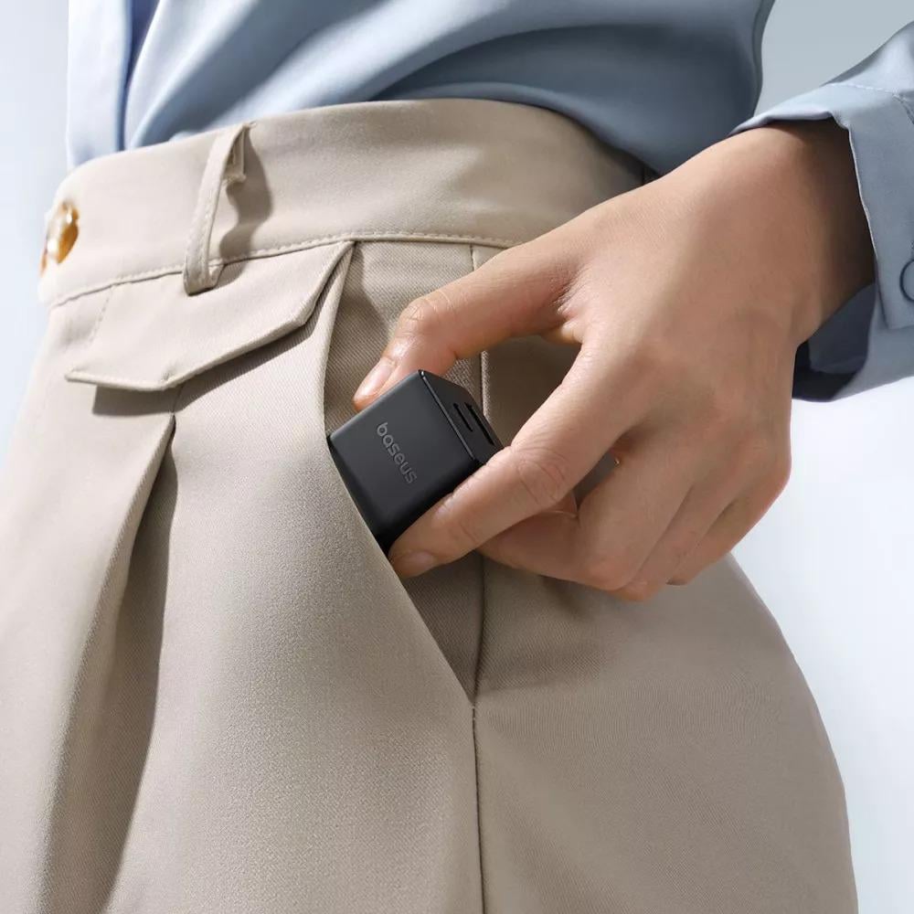 Зарядний пристрій BASEUS Palm Fast Charger Type-C 60W 1 м Black - фото 3