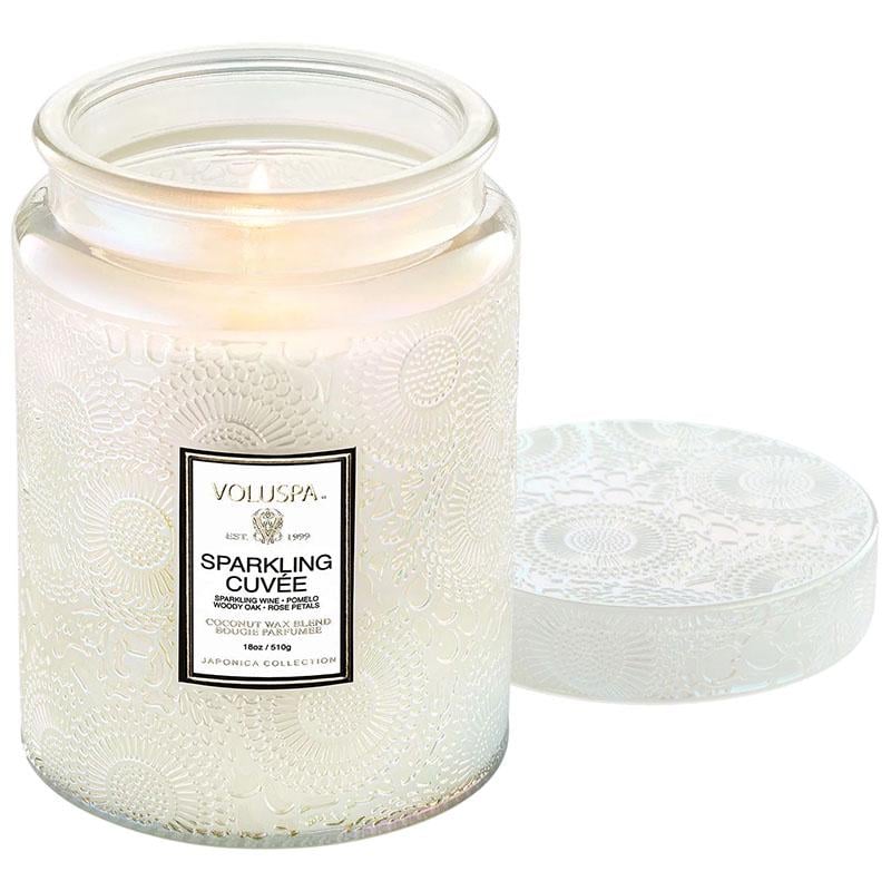 Свеча ароматическая Voluspa Japonica Holiday Sparkling Cuvee 510 г банка с крышкой (111004514)