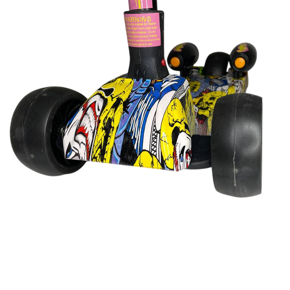 Самокат Voltronic Графіті Джокер з музикою та димом і світлом до 50 кг (НКП) - фото 8