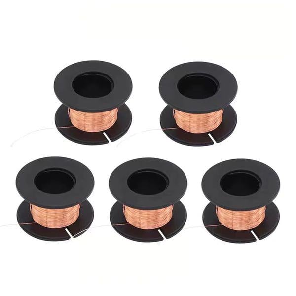 Проволока медная для пайки перемычек 0,1 мм 5 катушек (ТТ-47)