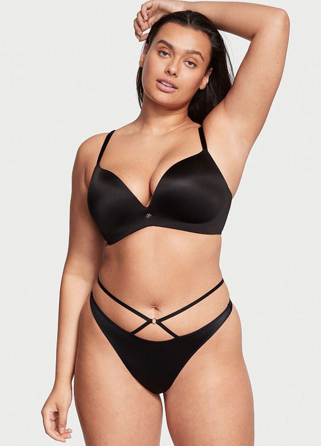 Женские трусы Victoria's Secret 000173696QB4L L Черный (56867053)