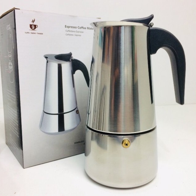 Кавоварка гейзерна Unique UN-1903 на 9 чашок нержавіюча сталь (14695363) - фото 7 Кавоварка гейзерна Unique UN-1903 на 9 чашок нержавіюча сталь (14695363) - фото 7