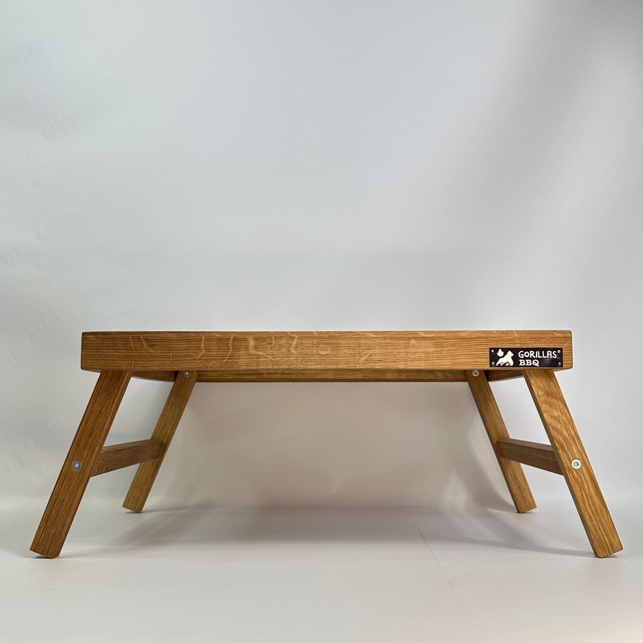 Столик для завтрака Gorillas BBQ в постель деревянный (2571930820)