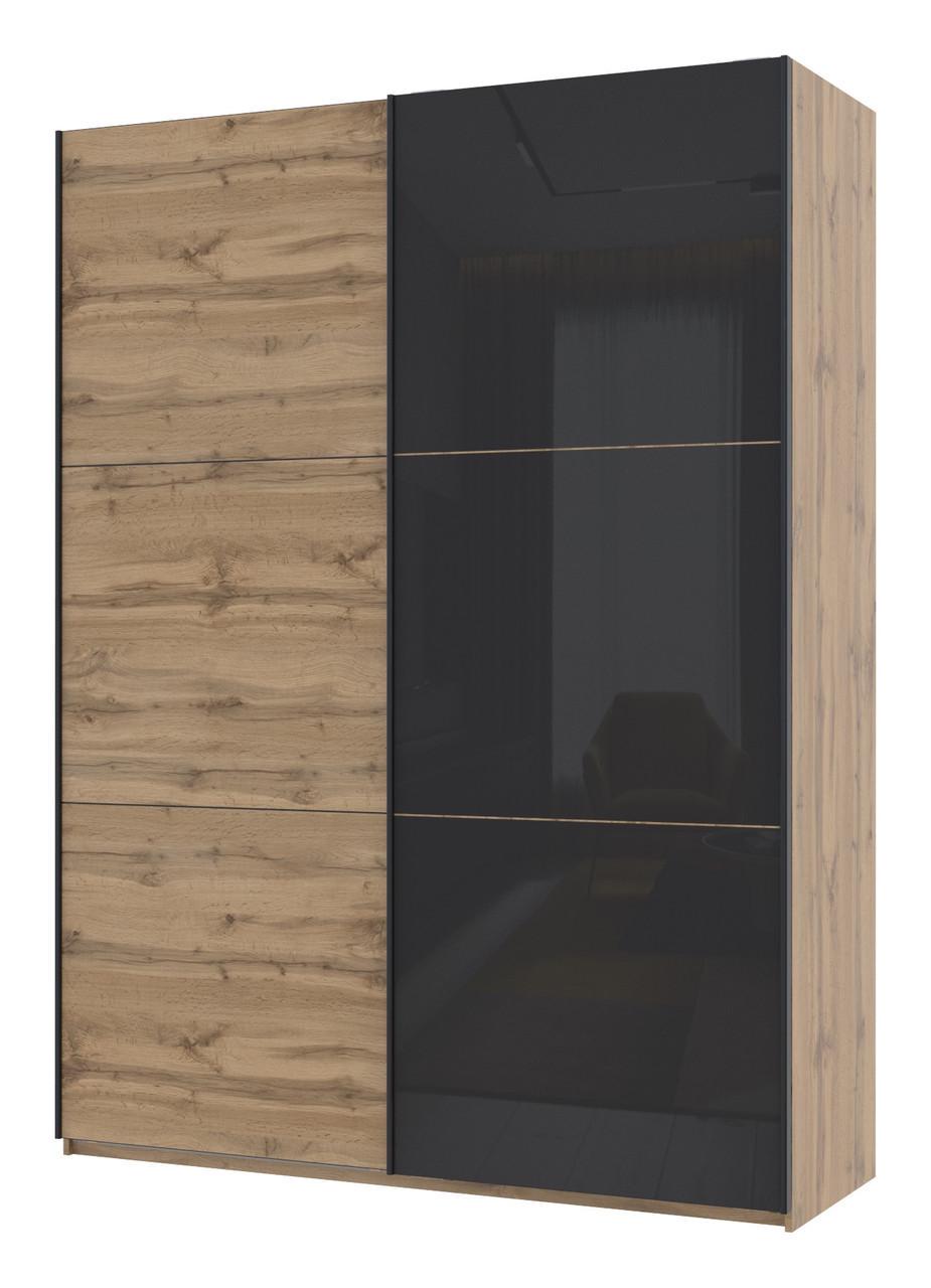 Шкаф-купе Doros G-Caiser 1 ДСП/1 Стекло/3 части 180х60х240 см Тахо (DR-10077)